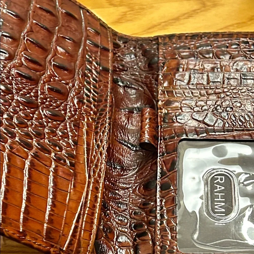 Brahmin Pecan Checkbook Wallet NWOT